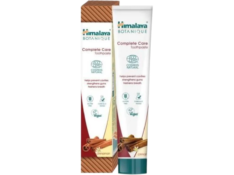 HIMALAYA Botanique Kompletna Ochrona Pasta do zębów z cynamonem, pasta do jamy ustnej