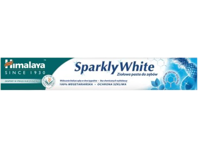 HIMALAYA Pasta do zębów Lśniąca Biel, pasta do jamy ustnej