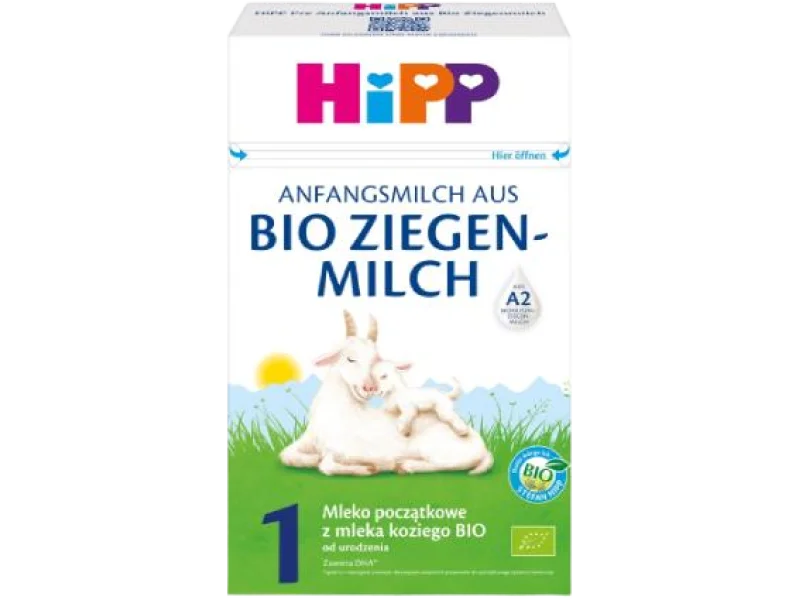 HiPP 1 Mleko początkowe z mleka koziego Bio od urodzenia, proszek