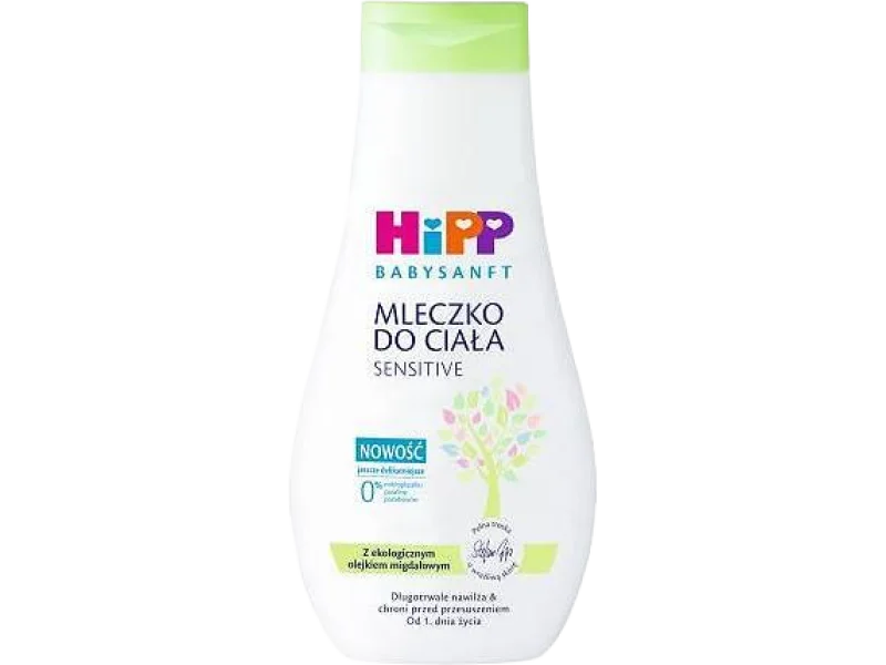 HiPP Babysanft Sensitive Pielęgnacyjne mleczko do ciała