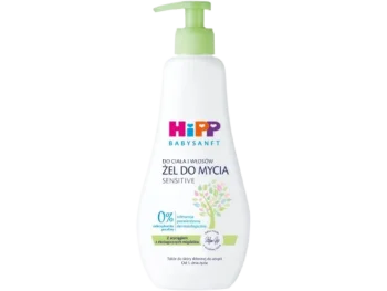 Zdjęcie produktu HiPP Babysanft Sensitive Żel do mycia do ciała i włosów, żel