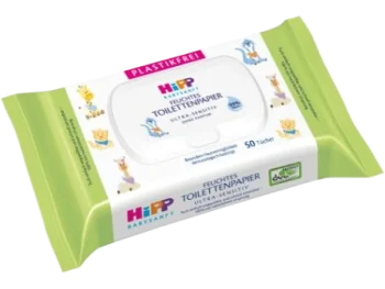 HiPP Babysanft Ultra-Sensitive Nawilżany papier toaletowy, chusteczki