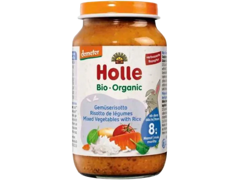HOLLE Bio Danie dla niemowląt Risotto Warzywa z ryżem
