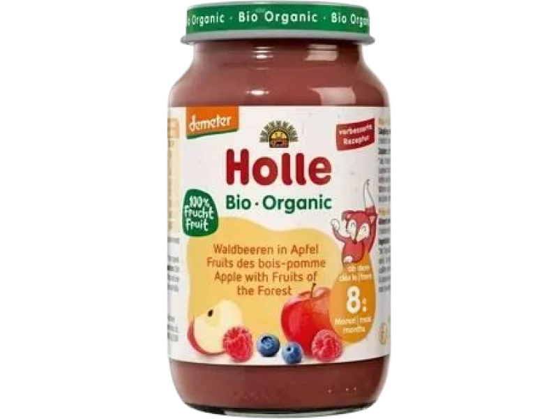HOLLE Bio Deser dla niemowląt Jabłko z owocami leśnymi