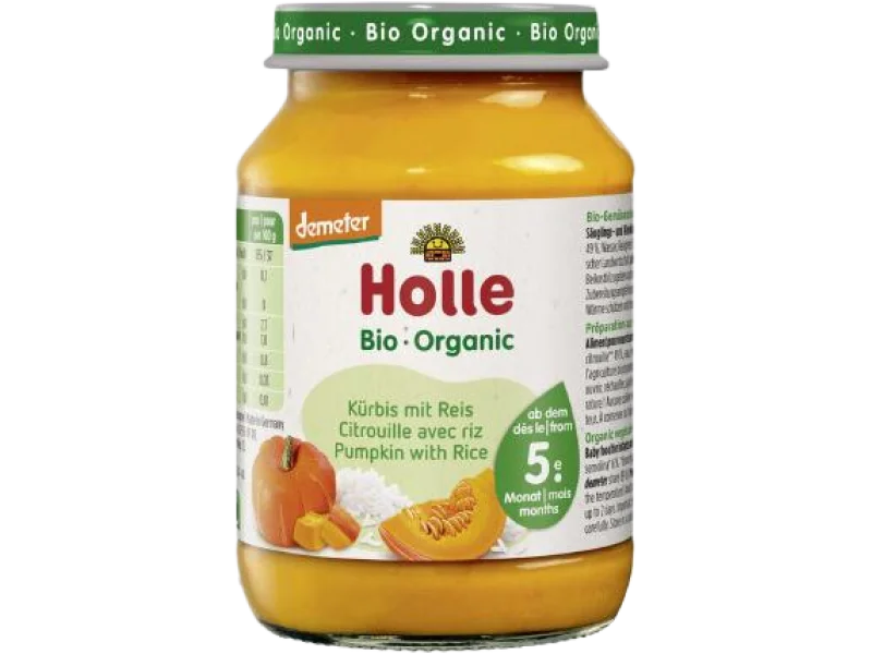 HOLLE Bio Organic Danie Dynia z ryżem 5m+, preparat sypki