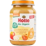 HOLLE Bio Organic Deserek Jabłko-banan-morela, mus