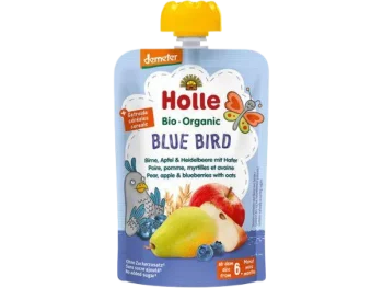 Zdjęcie produktu HOLLE Bio Organic Mus owocowy gruszka, jabłko i jagoda z owsem