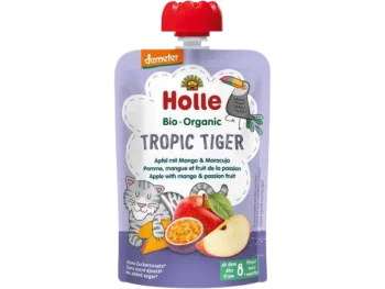 HOLLE Bio Organic Mus owocowy jabłko, mango i marakuja