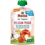 Holle Bio Organic Mus owocowy Pelican Peach brzoskwinia, truskawka, jabłko, owies