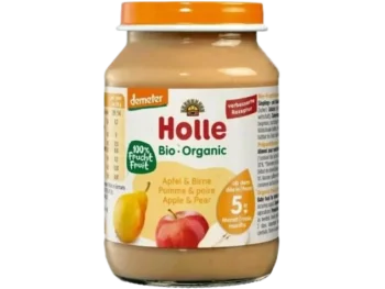 Zdjęcie produktu HOLLE Demeter Bio Jabłko – Gruszka 5m+, mus