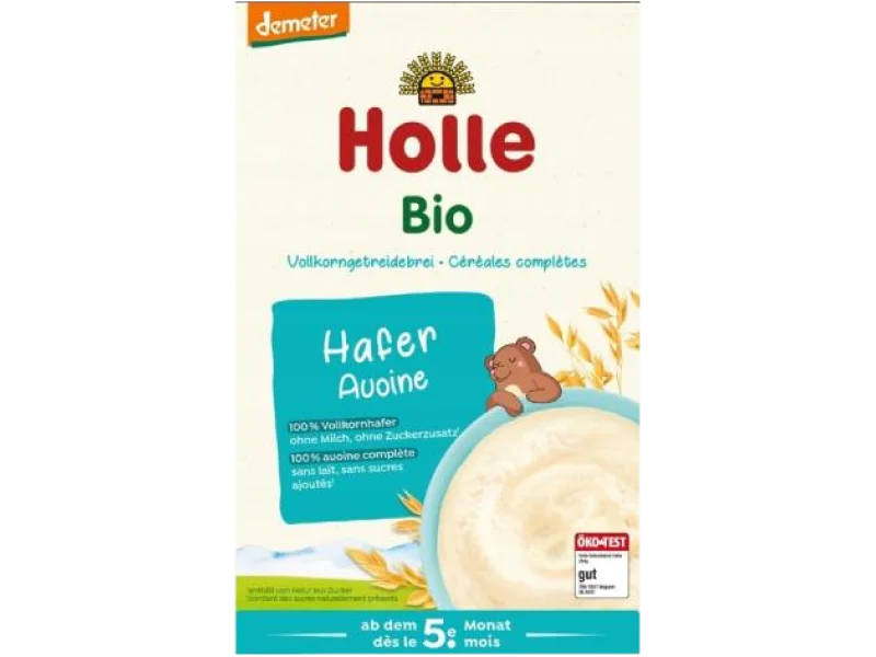 HOLLE Kaszka owsiana pełnoziarnista Bio, proszek
