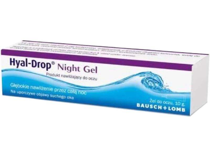 Hyal-Drop Night Gel Nawilżający żel do oczu, 2 mg/g