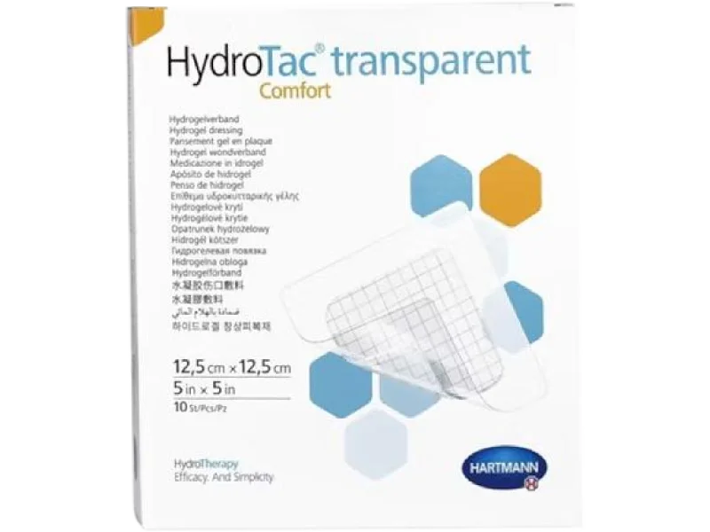HydroTac Comfort Transparent Opatrunek Żelowy, Jałowy
