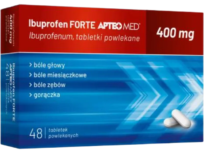 Ibuprofen APTEO MED, tabletki powlekane, 400 mg