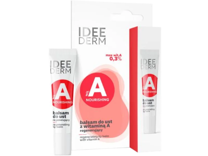IDEE DERM Balsam do ust z witaminą A regenerujący