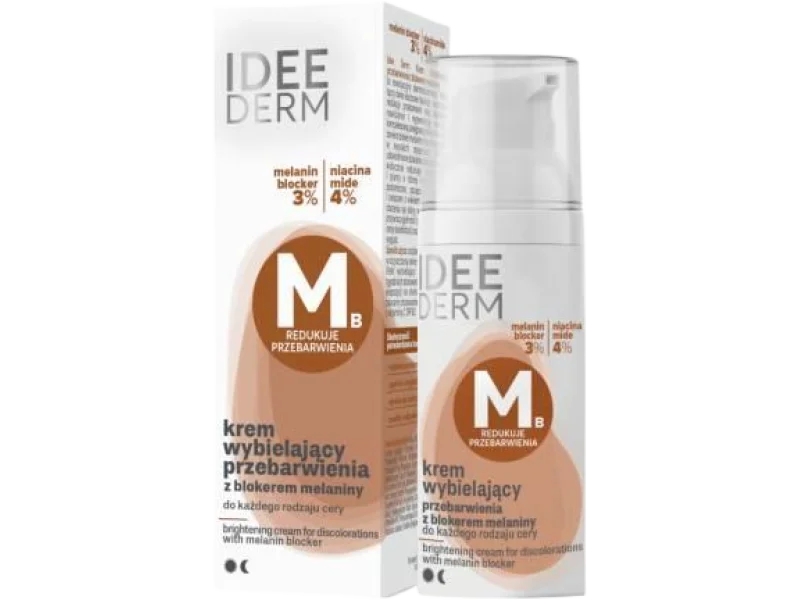 IDEE DERM krem wybielający przebarwienia z blokerem melaniny