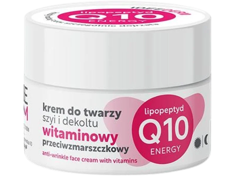 IDEE DERM Przeciwzmarszczkowy krem do twarzy, szyi i dekoltu witaminowy