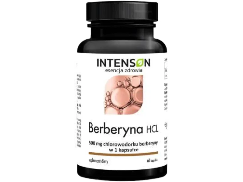INTENSON Berberyna HCL, kapsułki, 500 mg
