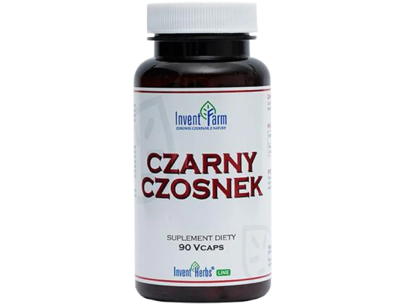 Invent Farm Czarny Czosnek, kapsułki