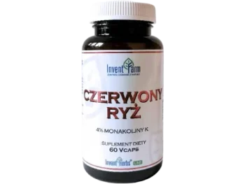 Zdjęcie produktu Invent Farm Czerwony Ryż 4% Monakoliny K, kapsułki, 2,90 mg