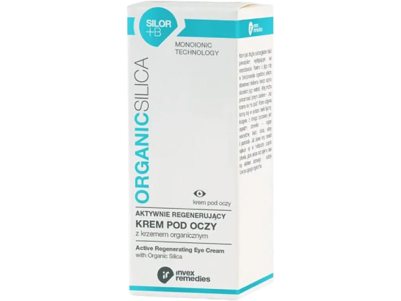 INVEX REMEDIES ORGANIC SILICA Silor+B Aktywnie regenerujący krem pod oczy z krzemem organicznym
