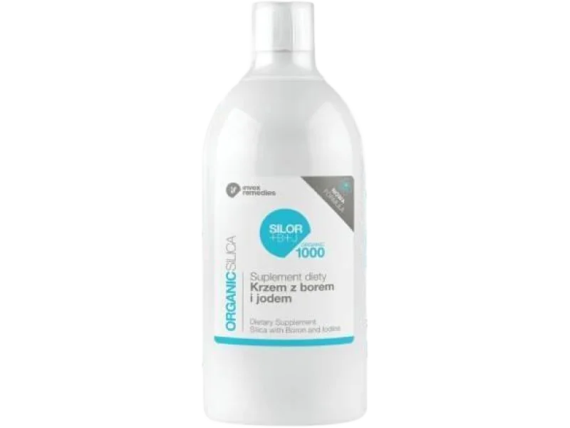 INVEX REMEDIES Silor+B+J Krzem Z Borem I Jodem Organic, płyn