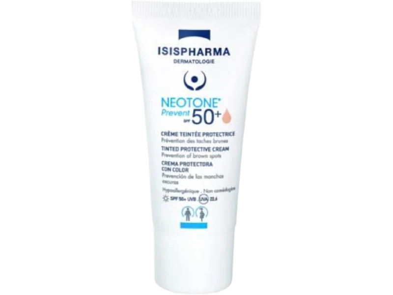 ISISPHARMA Neotone Radiance SPF 50+ likwidujące przebarwienia średnio koloryzujące, serum