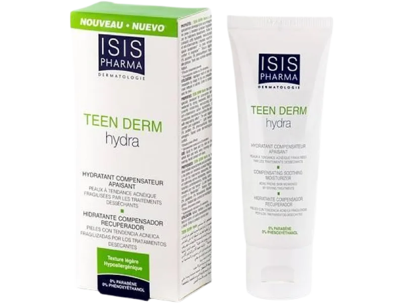 Isispharma Teen Derm Hydra krem nawilżający do skóry trądzikowej