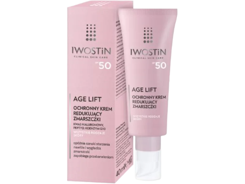 IWOSTIN Age Lift Ochronny krem redukujący zmarszczki SPF50