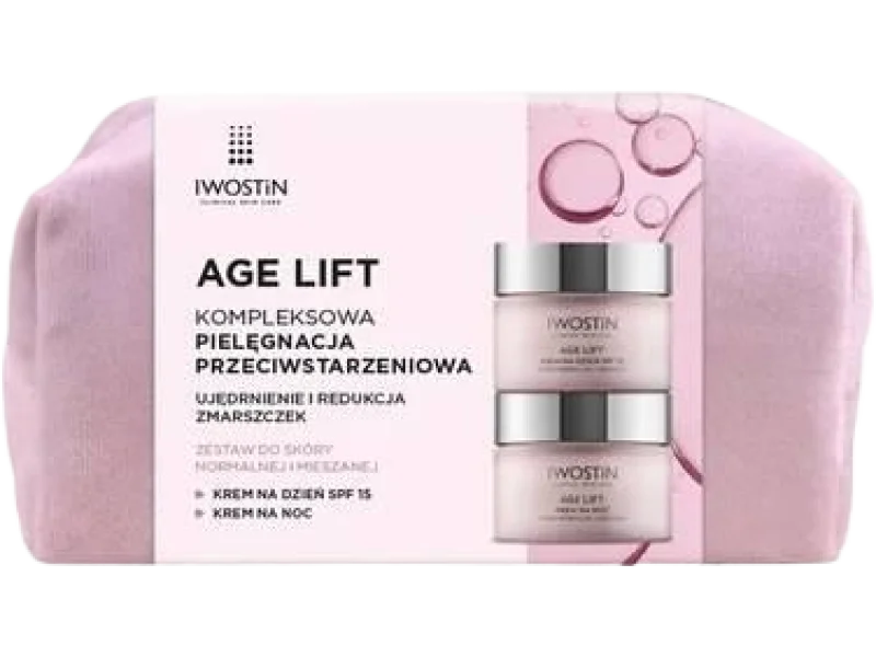 IWOSTIN Age Lift Zestaw kosmetyków do skóry normalnej i mieszanej Krem na dzień SPF 15 + Krem na noc
