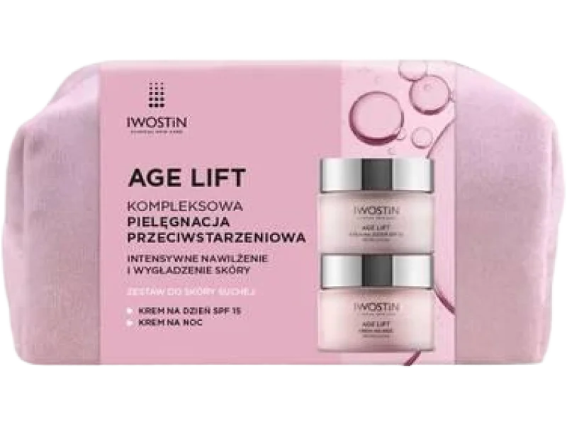 IWOSTIN Age Lift Zestaw kosmetyków do skóry suchej Krem na dzień SPF 15 + Krem na noc