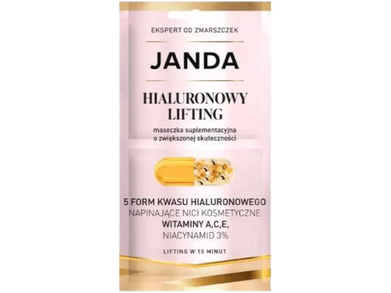 JANDA Hialuronowy Lifting Maseczka suplementacyjna, maska