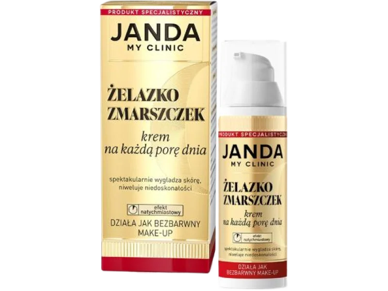 JANDA Krem do twarzy na każdą porę dnia – żelazko zmarszczek