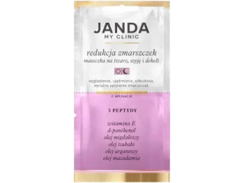 Zdjęcie produktu JANDA My Clinic Redukcja zmarszczek Maseczka na twarz, szyję i dekolt, 3 Peptydy, maska