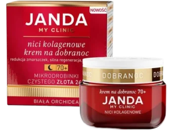 Zdjęcie produktu JANDA Nici kolagenowe krem do twarzy na dobranoc 70+