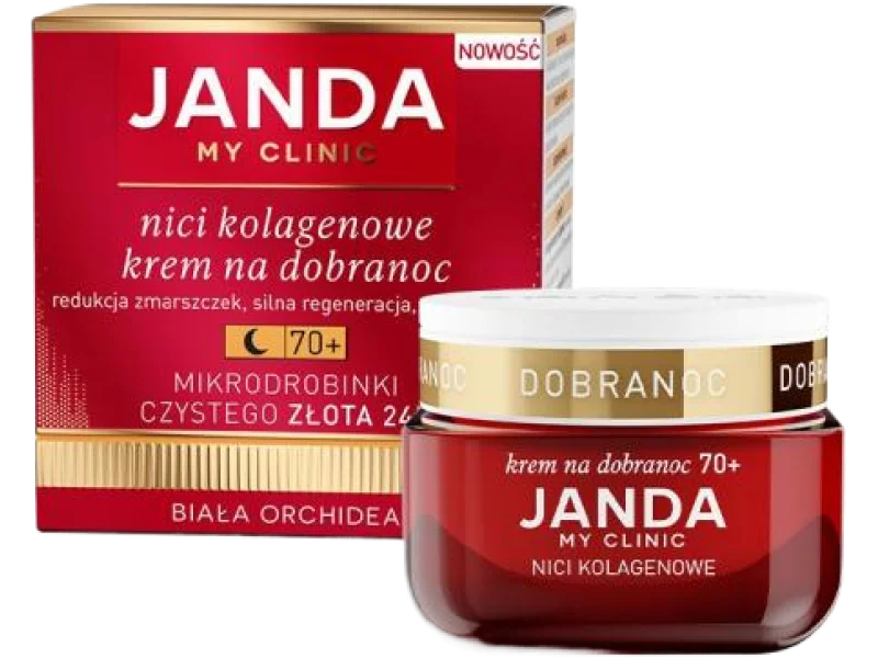 JANDA Nici kolagenowe krem do twarzy na dobranoc 70+