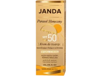Zdjęcie produktu Janda Parasol Słoneczny Krem do twarzy nawilżająco-kojąco-ochronny SPF50