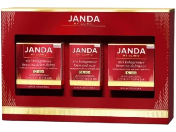 JANDA Zestaw My Clinic Nici kolagenowe 60+, krem