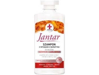 Zdjęcie produktu JANTAR MEDICA Nawilżający szampon z wyciągiem z bursztynu do włosów suchych i łamliwych