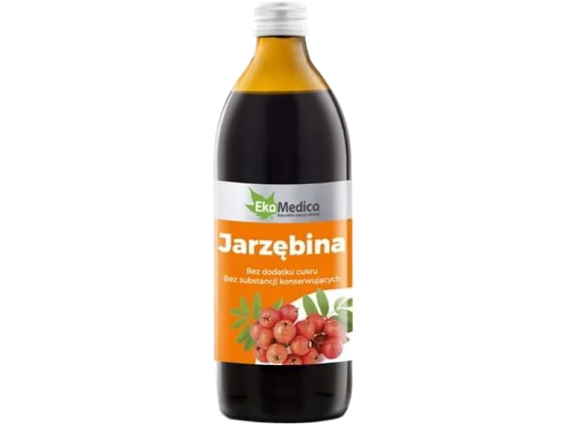 Jarzębina 100% sok EkaMedica, płyn