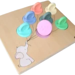 Jellystone Designs Balonowy Sorter pastelowy, zabawka sensoryczna