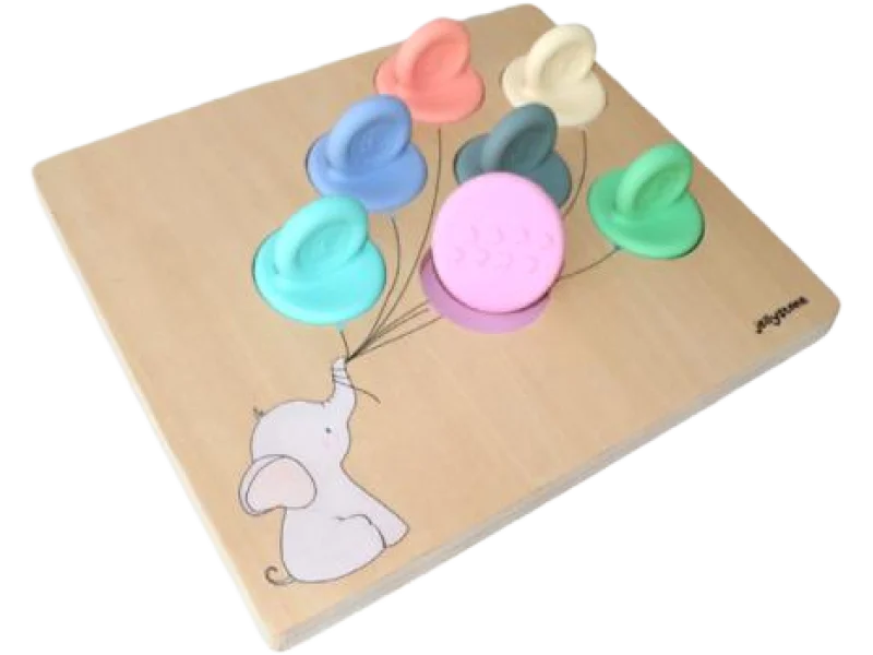 Jellystone Designs Balonowy Sorter pastelowy, zabawka sensoryczna