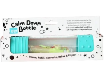 Zdjęcie produktu Jellystone Designs Butelka sensoryczna DIY turkusowa, zabawka sensoryczna