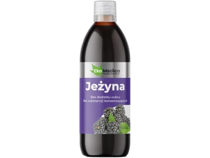 Jeżyna sok 100% EkaMedica, płyn