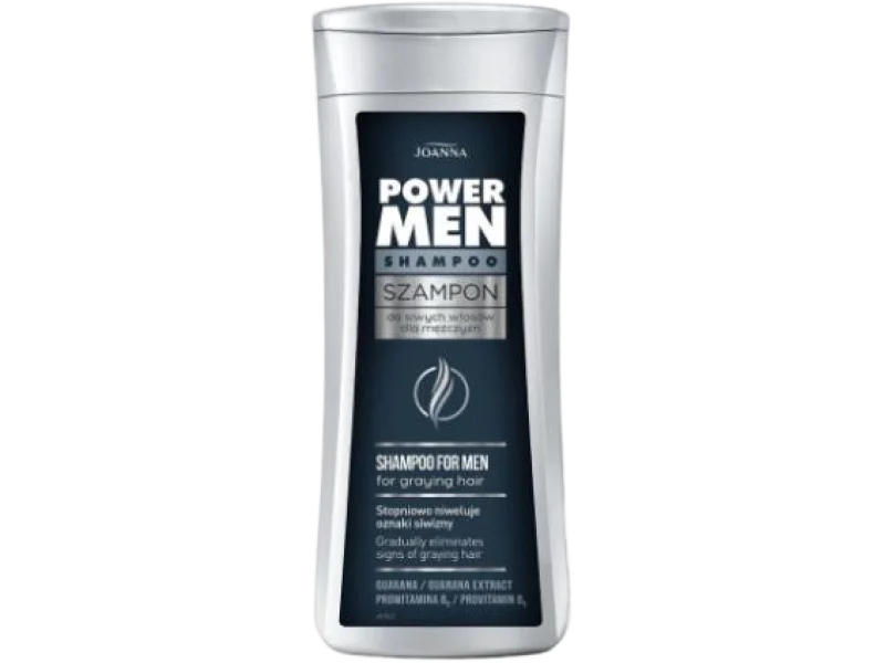 JOANNA Power Men Szampon do siwych włosów dla mężczyzn