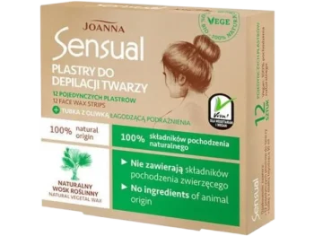 Zdjęcie produktu JOANNA SENSUAL Vegan Plastry do depilacji twarzy, plaster