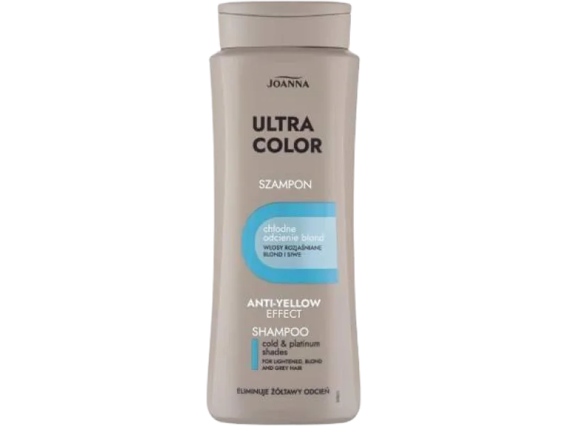 JOANNA ULTRA COLOR SYSTEM Szampon do włosów blond nadający odcień platynowy