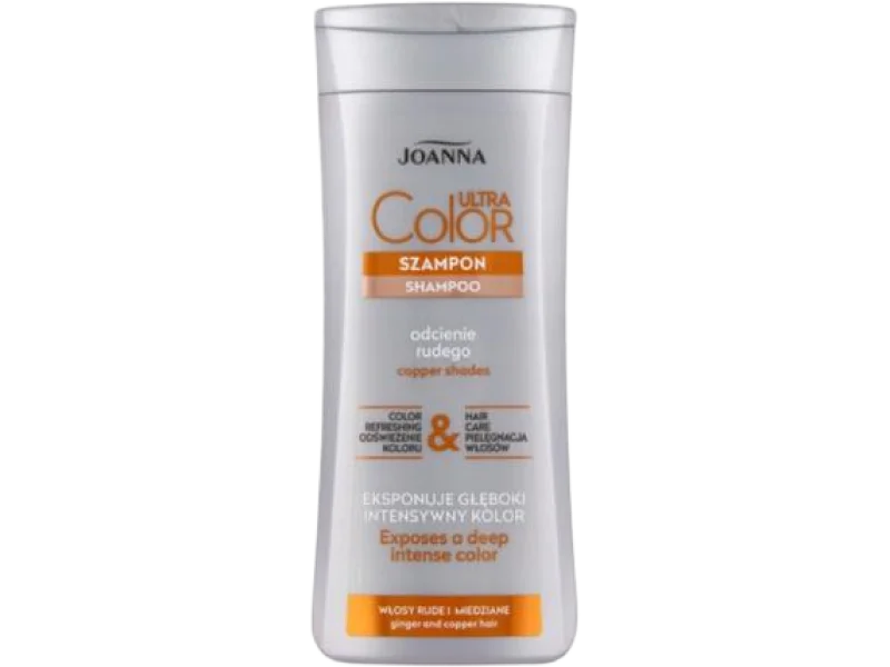 JOANNA Ultra Color Szampon do włosów Odcienie rudego Włosy rude i miedziane
