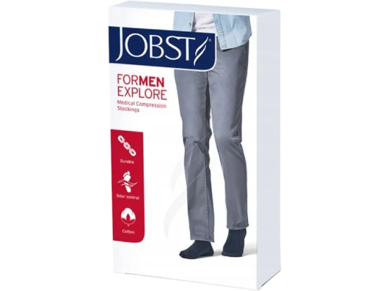 JOBST FORMEN EXPLORE podkolanówki uciskowe CCL2 czarny