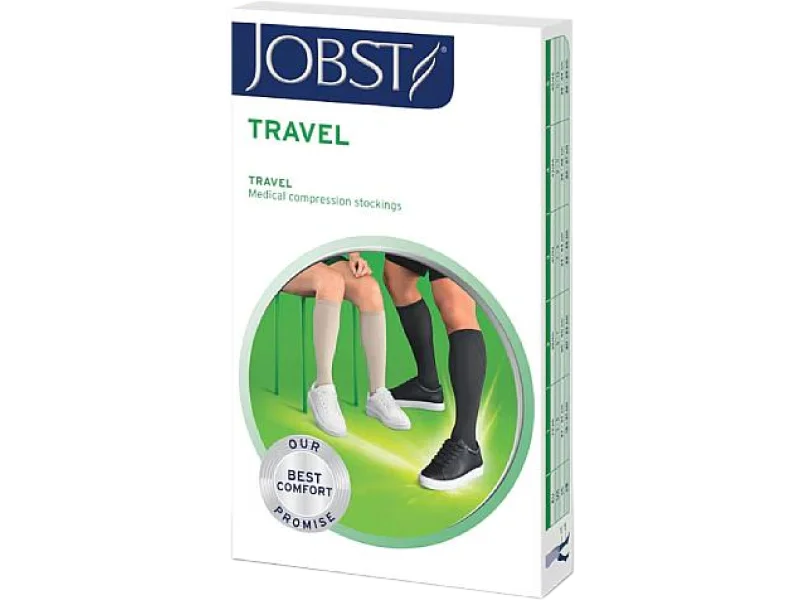 JOBST TRAVEL podkolanówki uciskowe CCL1 czarne, sprzęt medyczny